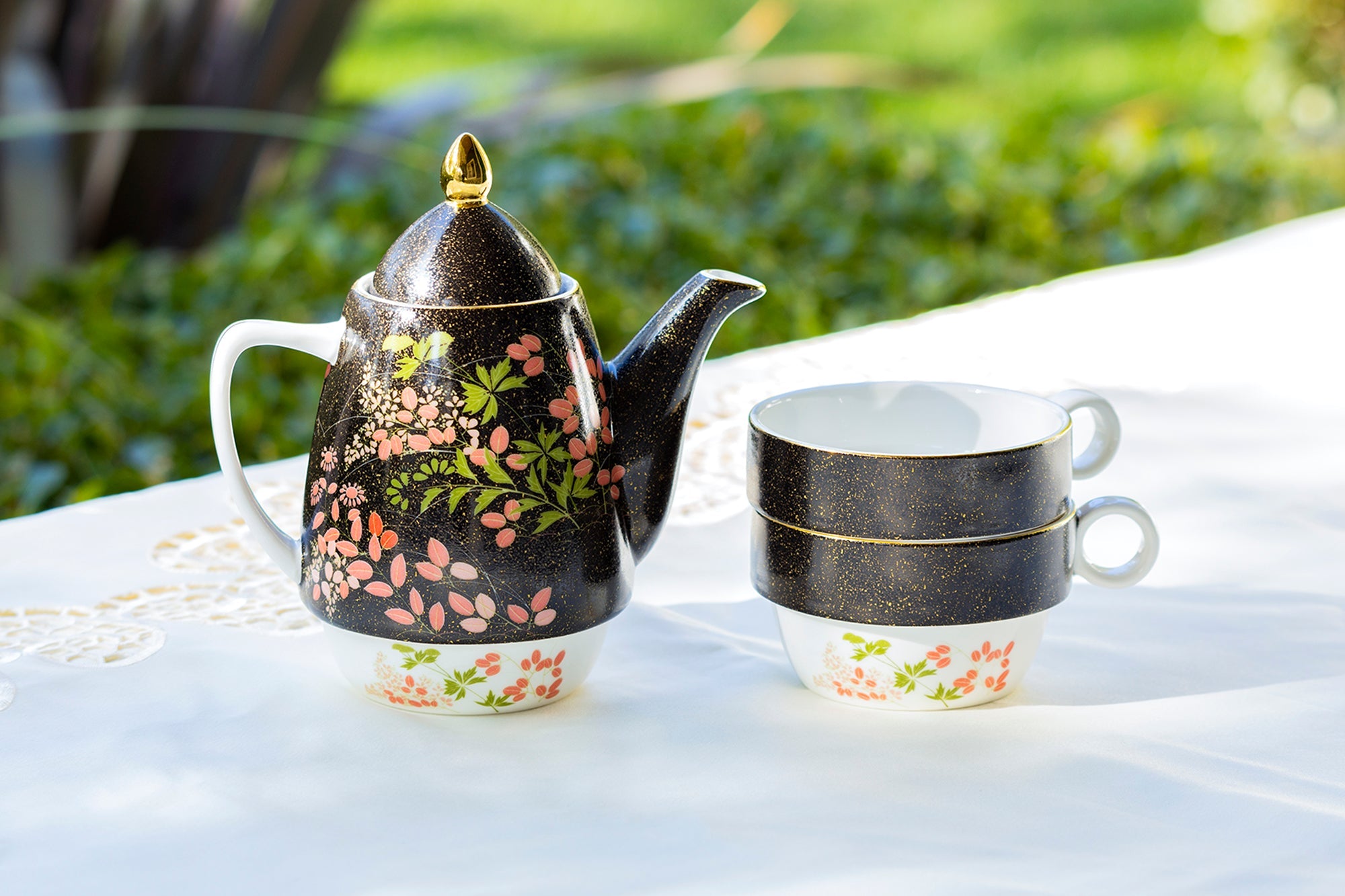 Tokyo Blossom Fine Porcelain Tea For Two Set
