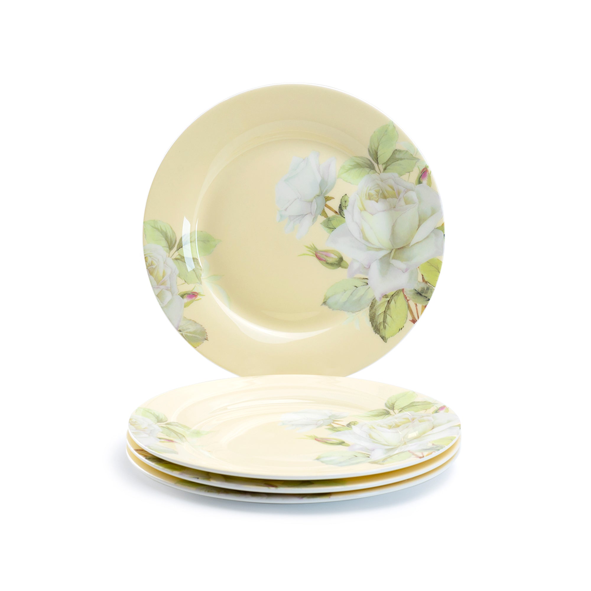 7.5" Iceberg Rose Bone China Dessert Plate