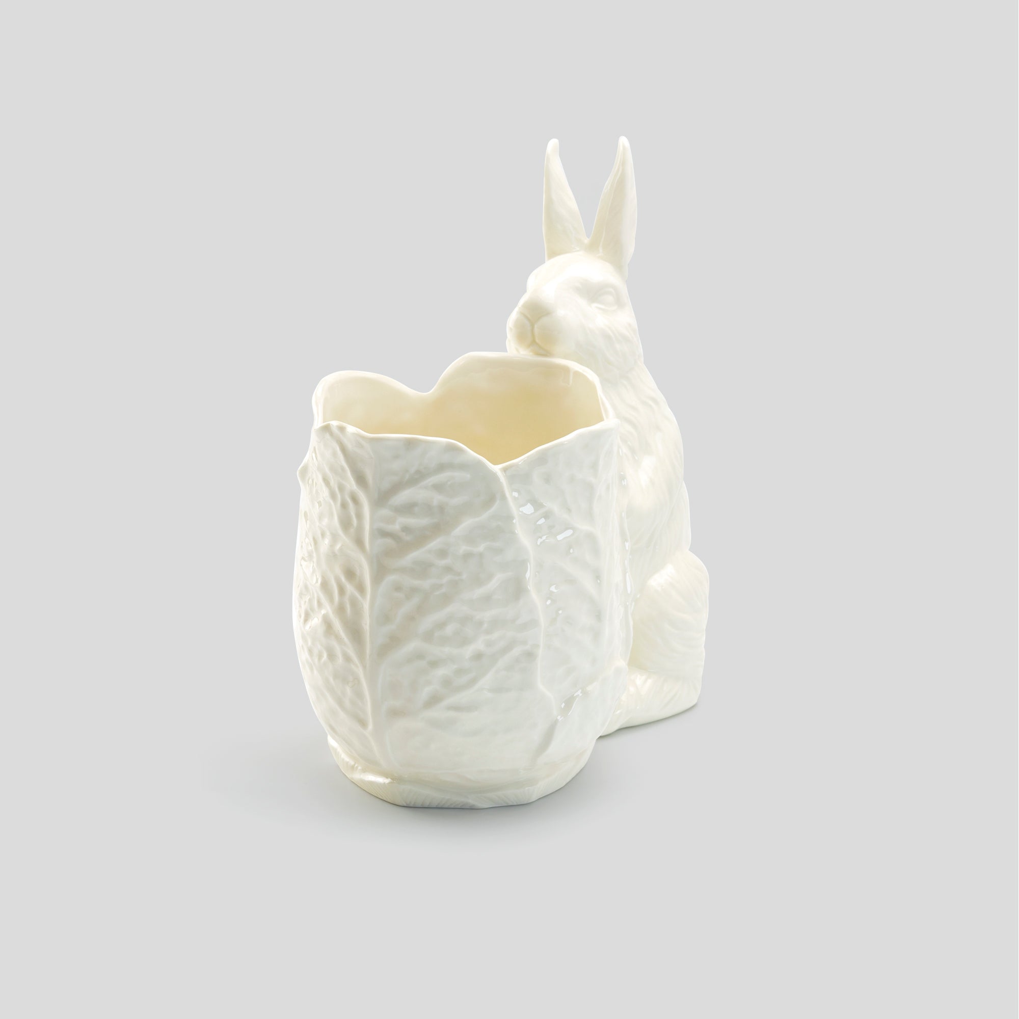 Bunny Figurine Fine Porcelain Vase