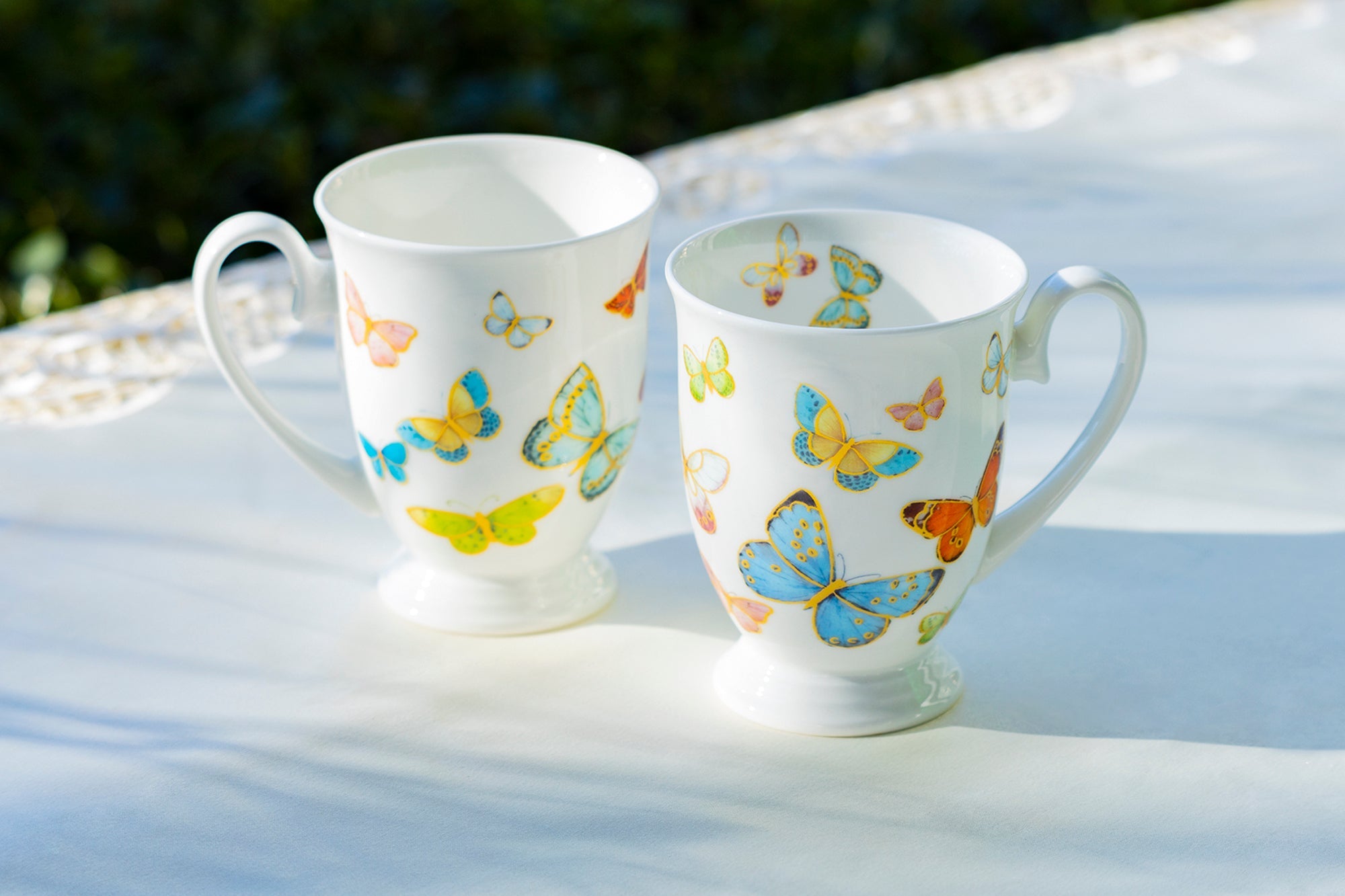 Spring Butterfly Bone China Mug