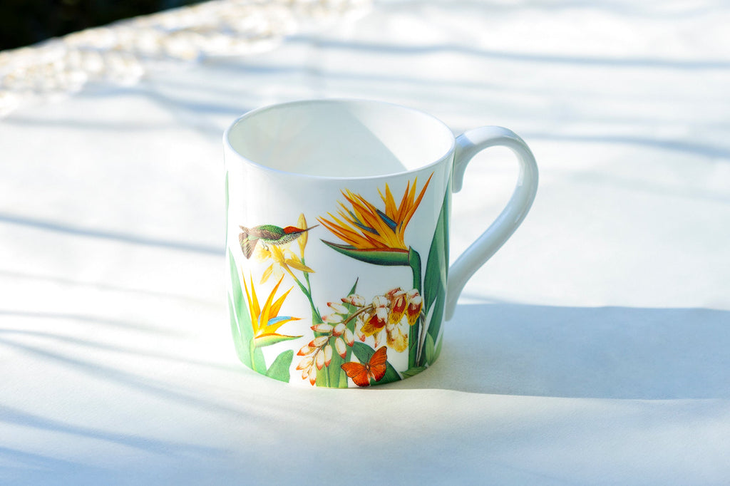 Bird of Paradise Bone China Mug