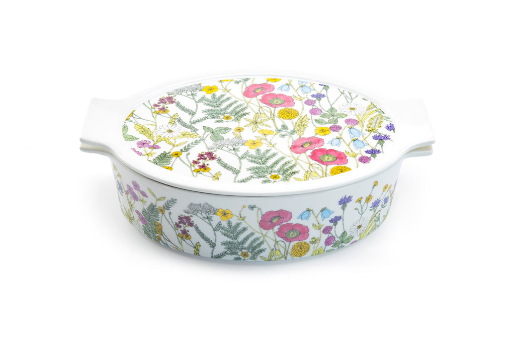 Poppy Meadow 1.4 qt. Oval Casserole