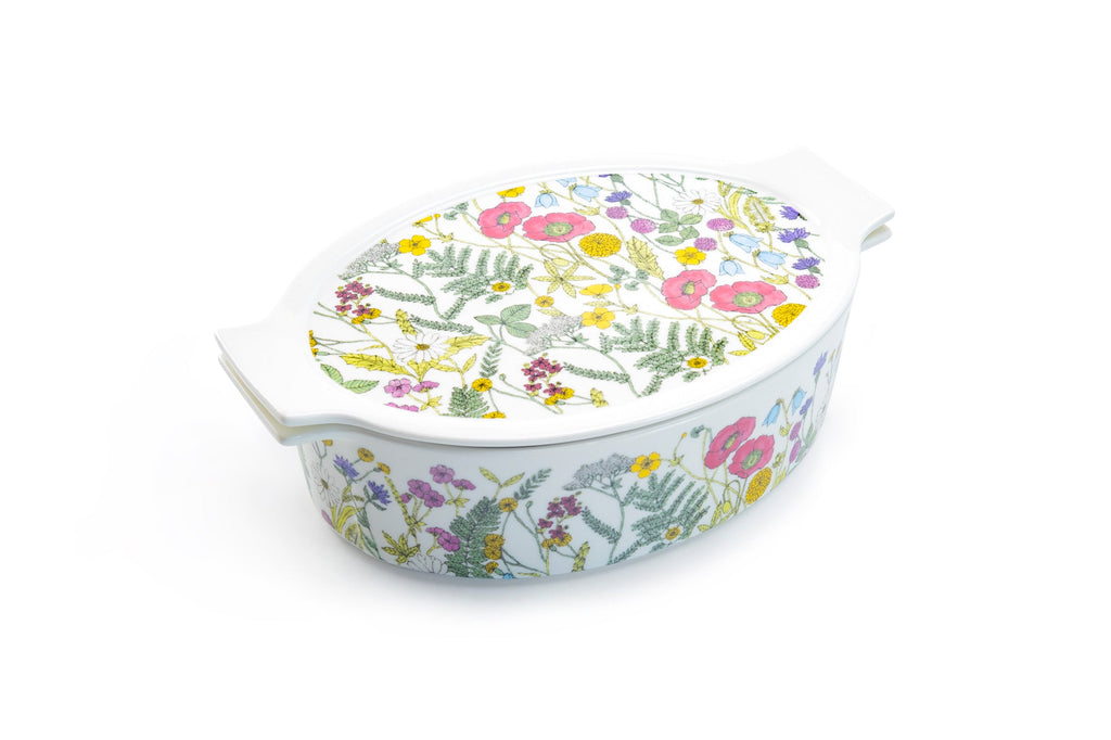Poppy Meadow 1.4 qt. Oval Casserole