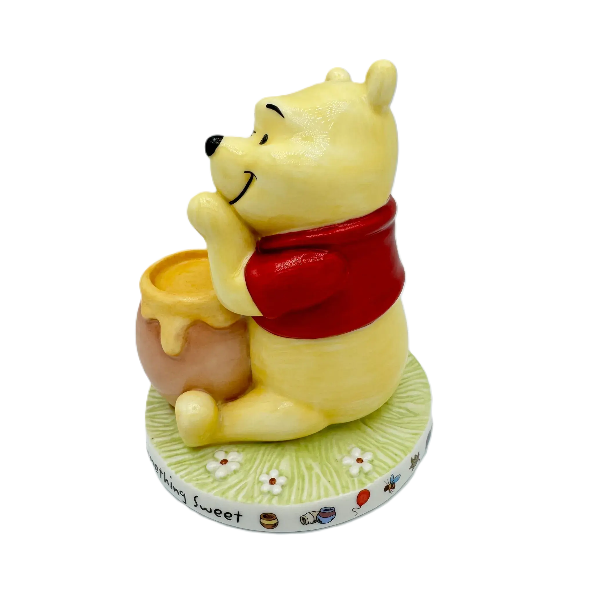 English Ladies Disney Winnie the Pooh "Time for Something Sweet" Figurine