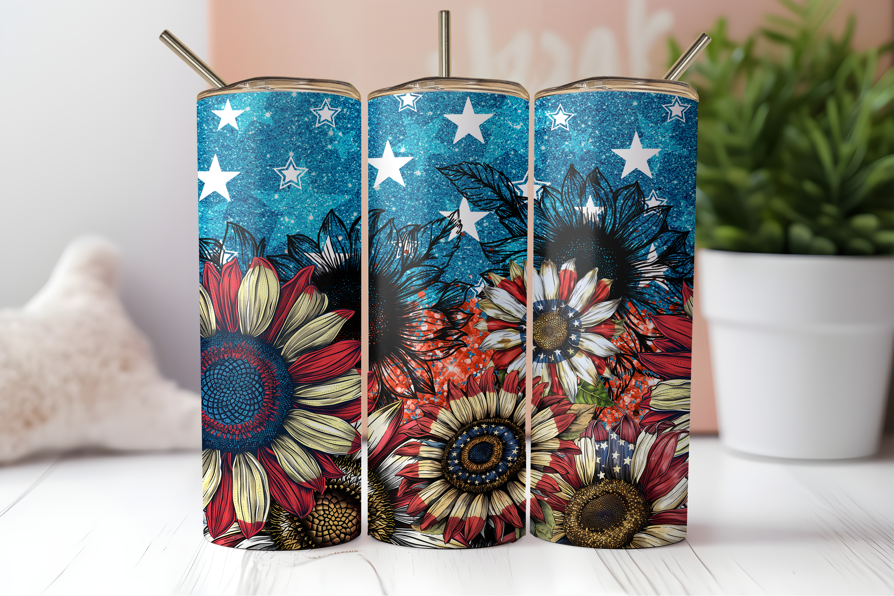 Assorted Ready to Press Sublimation Tumbler Prints (12 Pack) - America 250