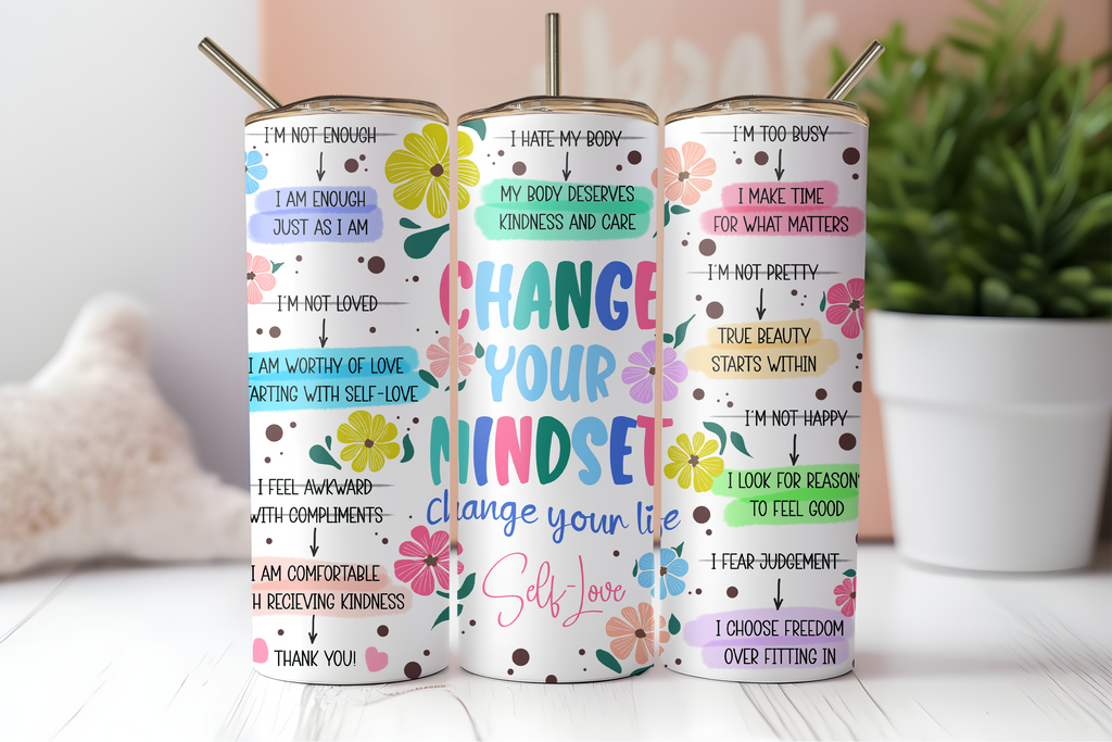 Assorted Ready to Press Sublimation Tumbler Prints (12 Pack) - Spring Bloom