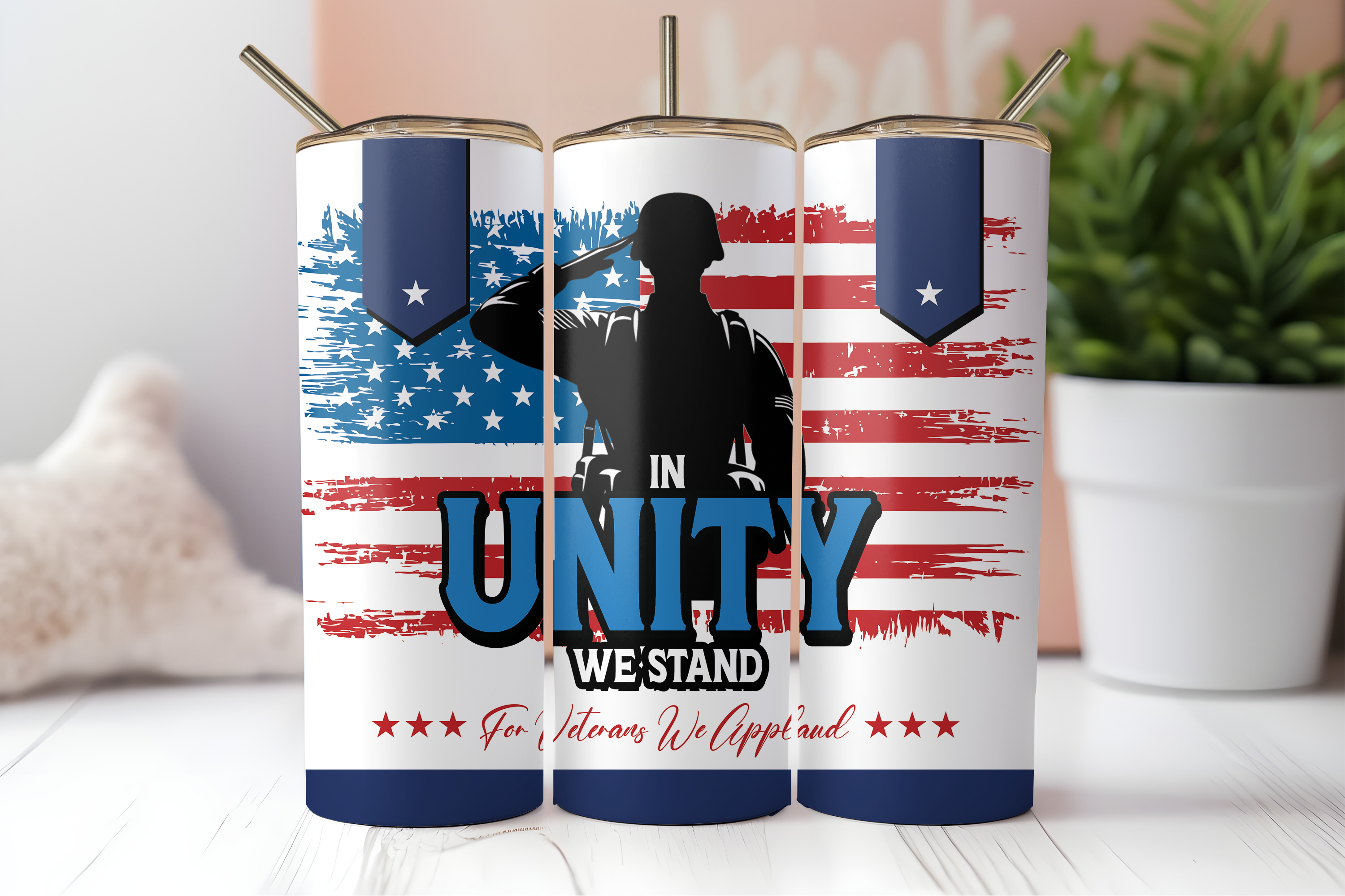 Assorted Ready to Press Sublimation Tumbler Prints (10 Pack) - Veteran's Day