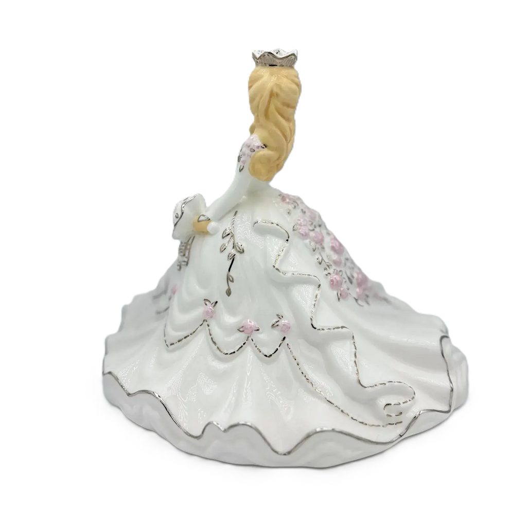 Wedding Gift Figurine - English Ladies Gypsy Rose Bride Mini Figurine