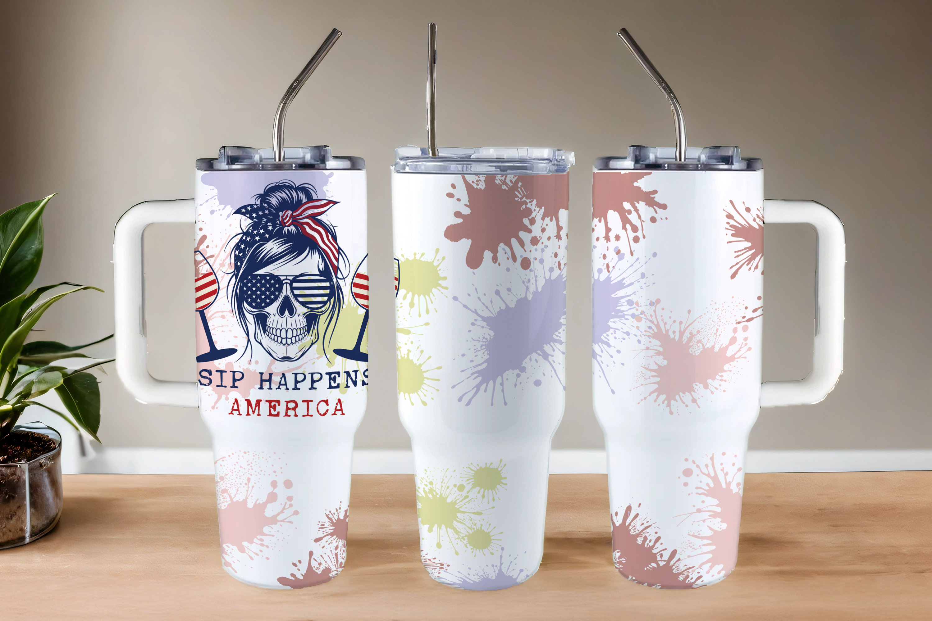 Digital Sublimation Designs - Fourth of July Tumbler Wraps