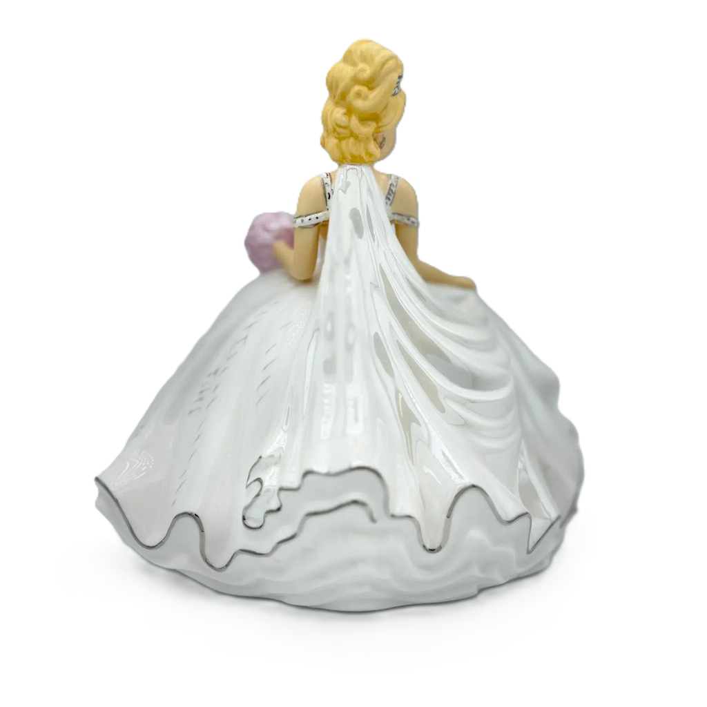 English Ladies Thelma Madine Bride of the Year Mini Figurine : Blonde