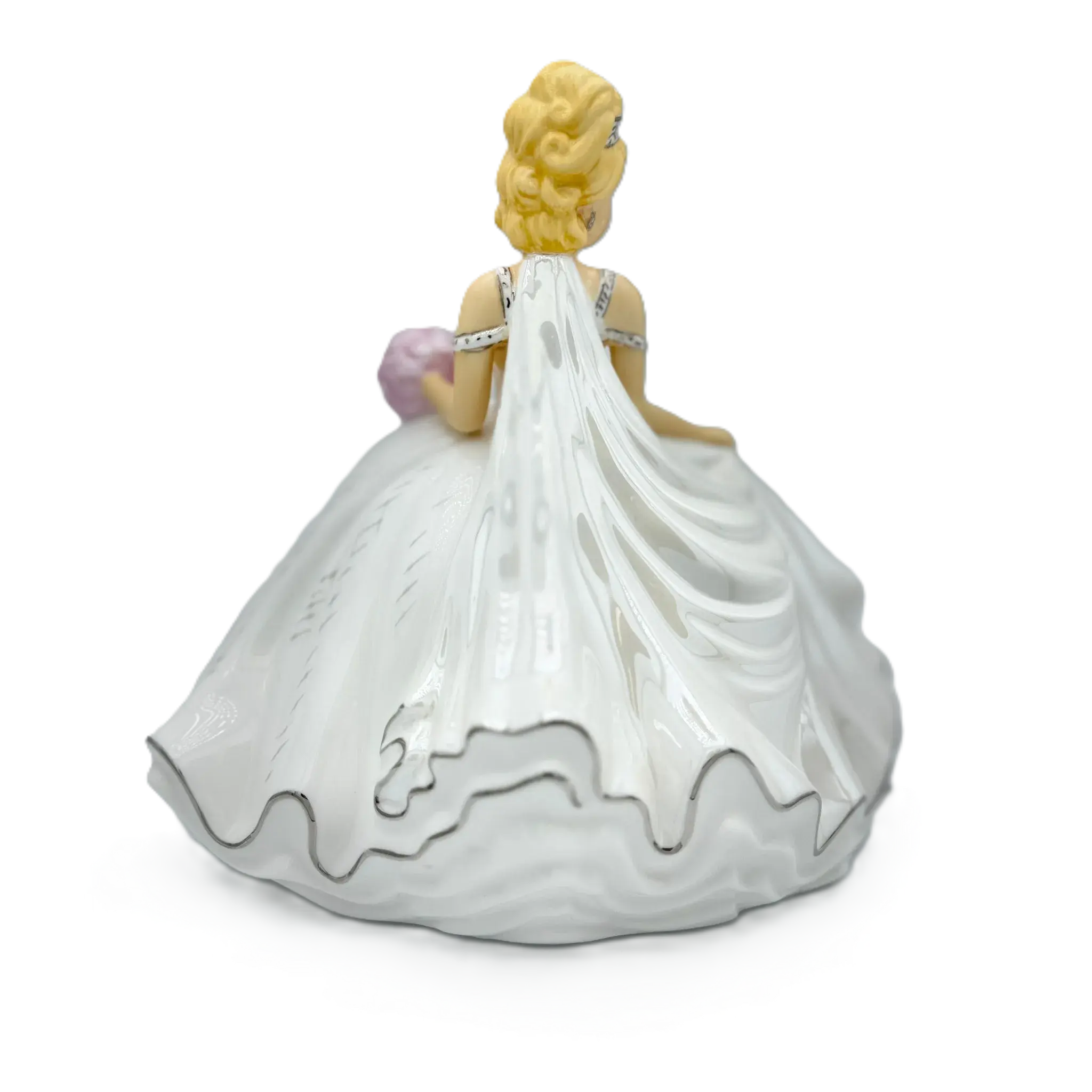 English Ladies Thelma Madine Bride of the Year Mini Figurine : Blonde