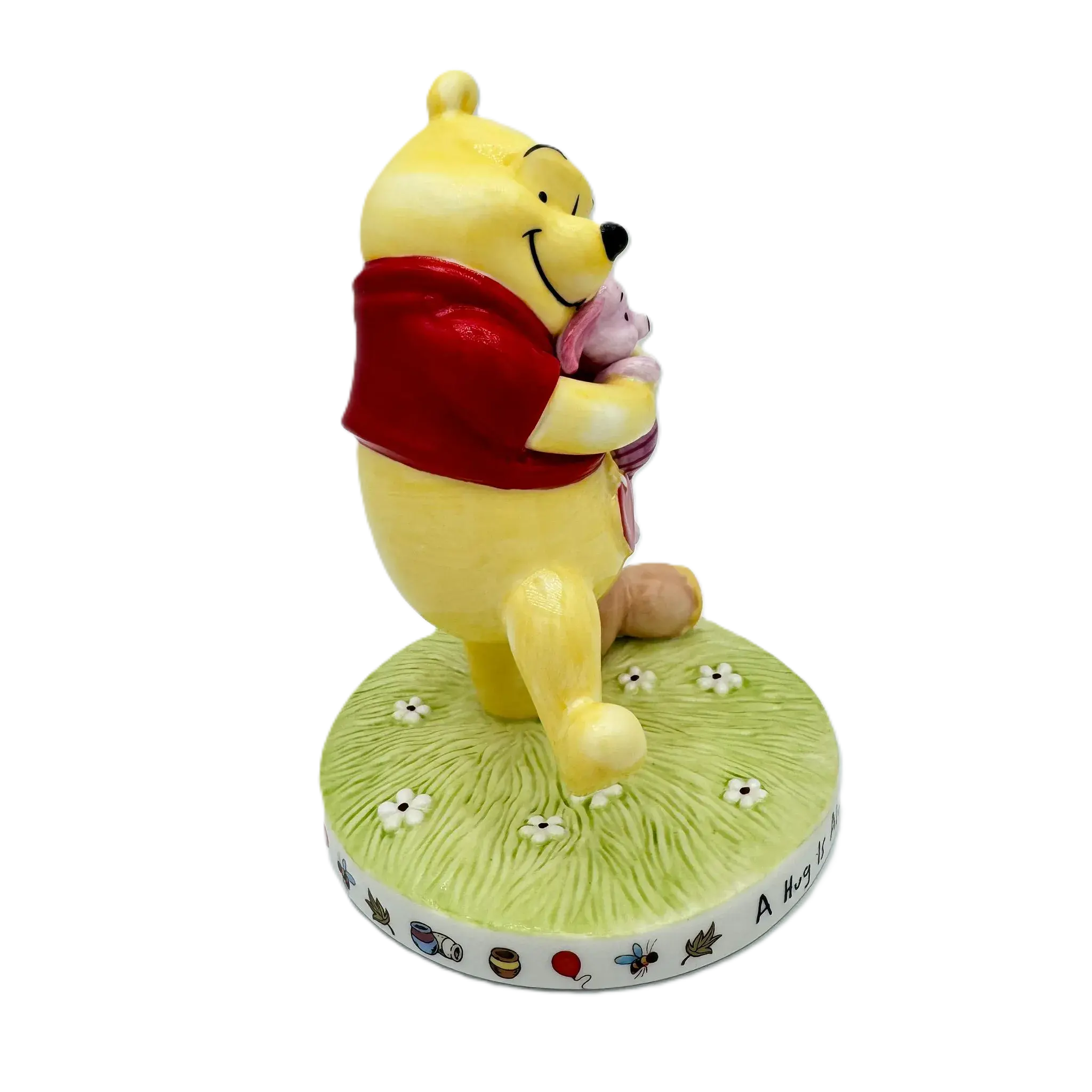 Disney Figurine Disney Winnie the Pooh "A Hug is Always the Right Size" Bone China