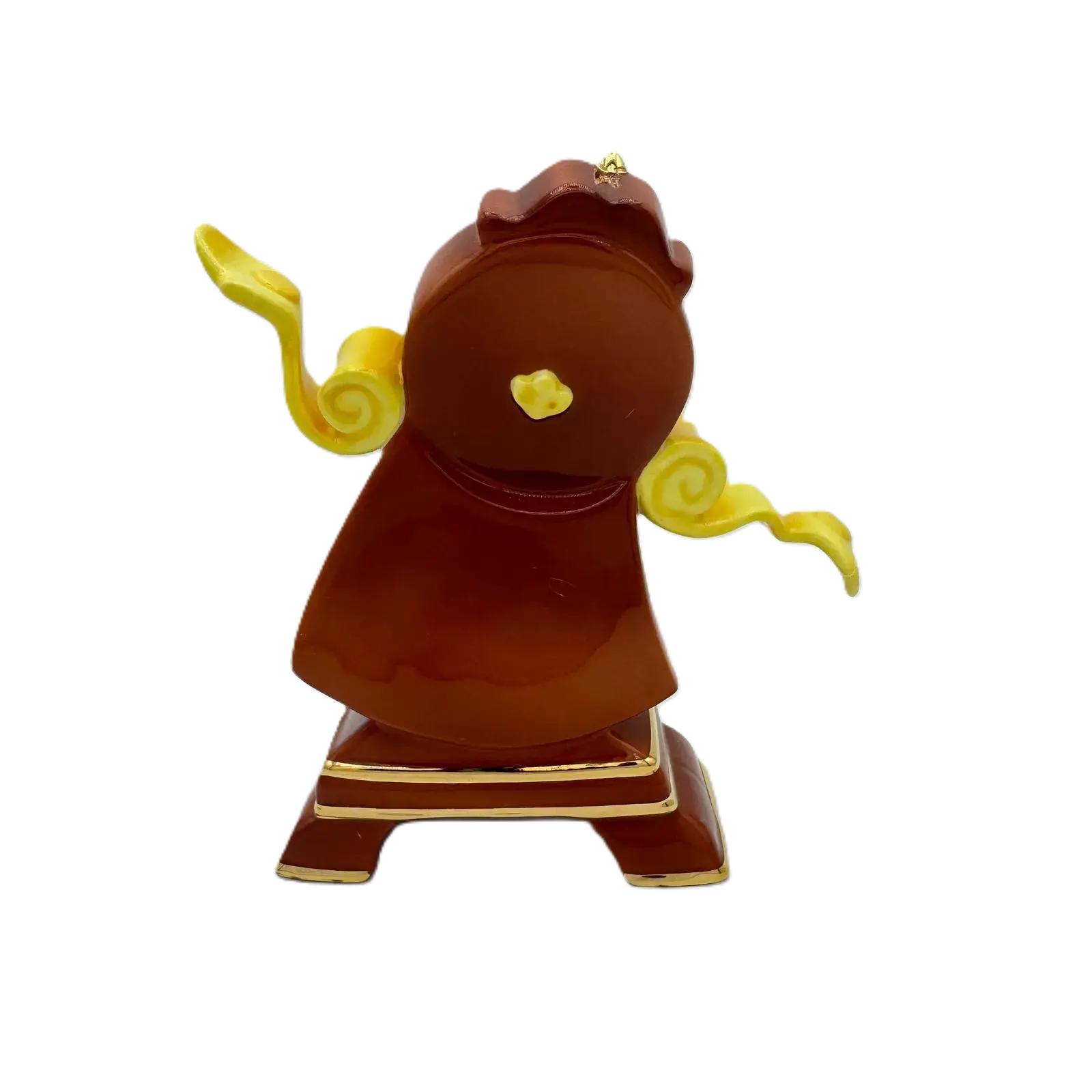 English Ladies Disney Beauty & the Beast Cogsworth Figurine