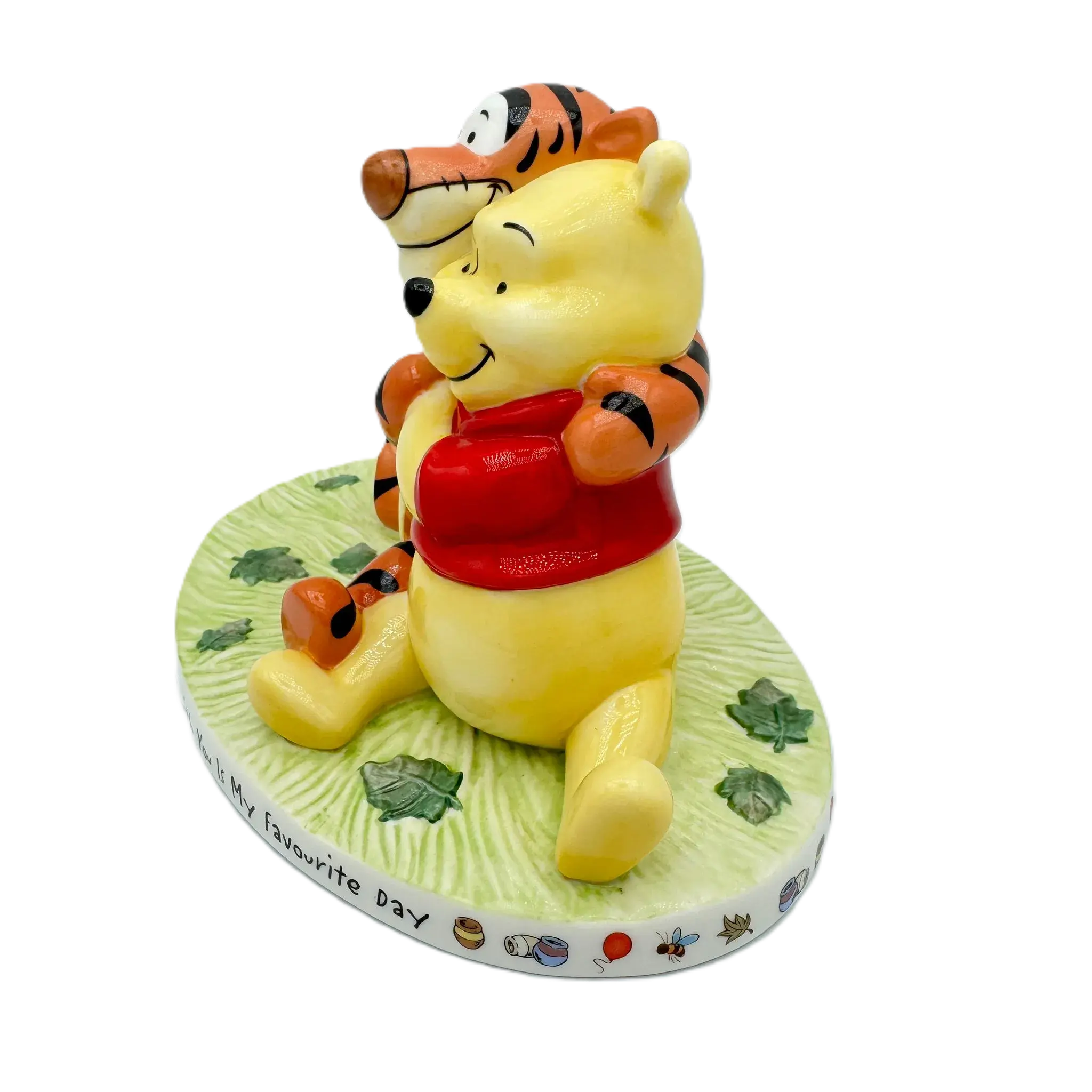 English Ladies Disney Winnie the Pooh "My Favourite Day" Figurine