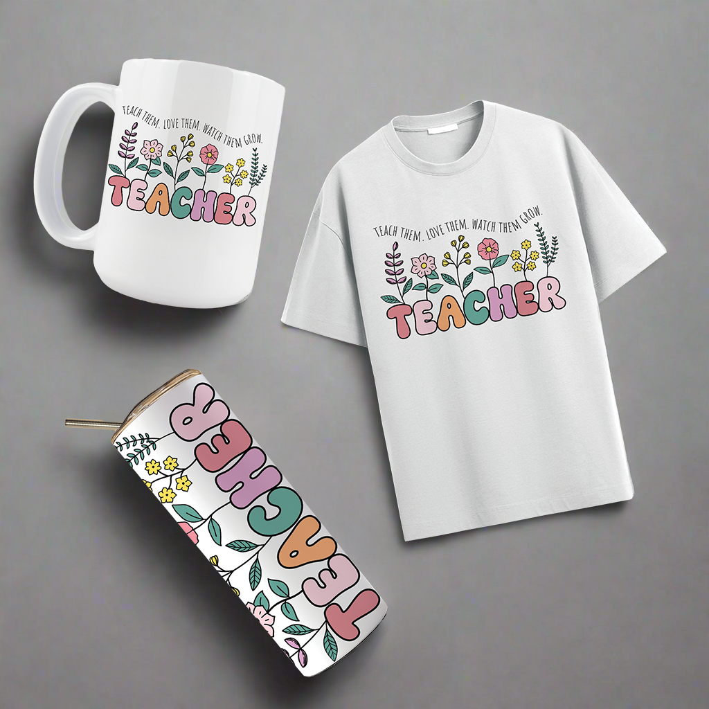 Multi Product Use - Digital Sublimation Designs - Back to School Teachers