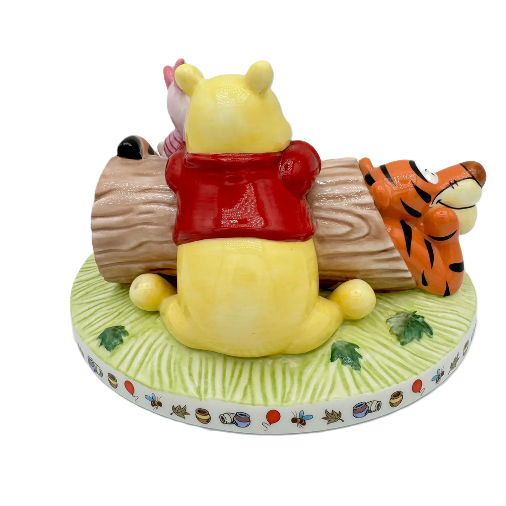 Disney Figurine Winnie the Pooh "Here Together, Friends Forever" Bone China