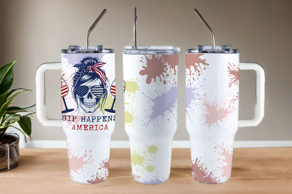 Assorted Ready to Press Sublimation Tumbler Prints (14 Pack) - Fourth of July