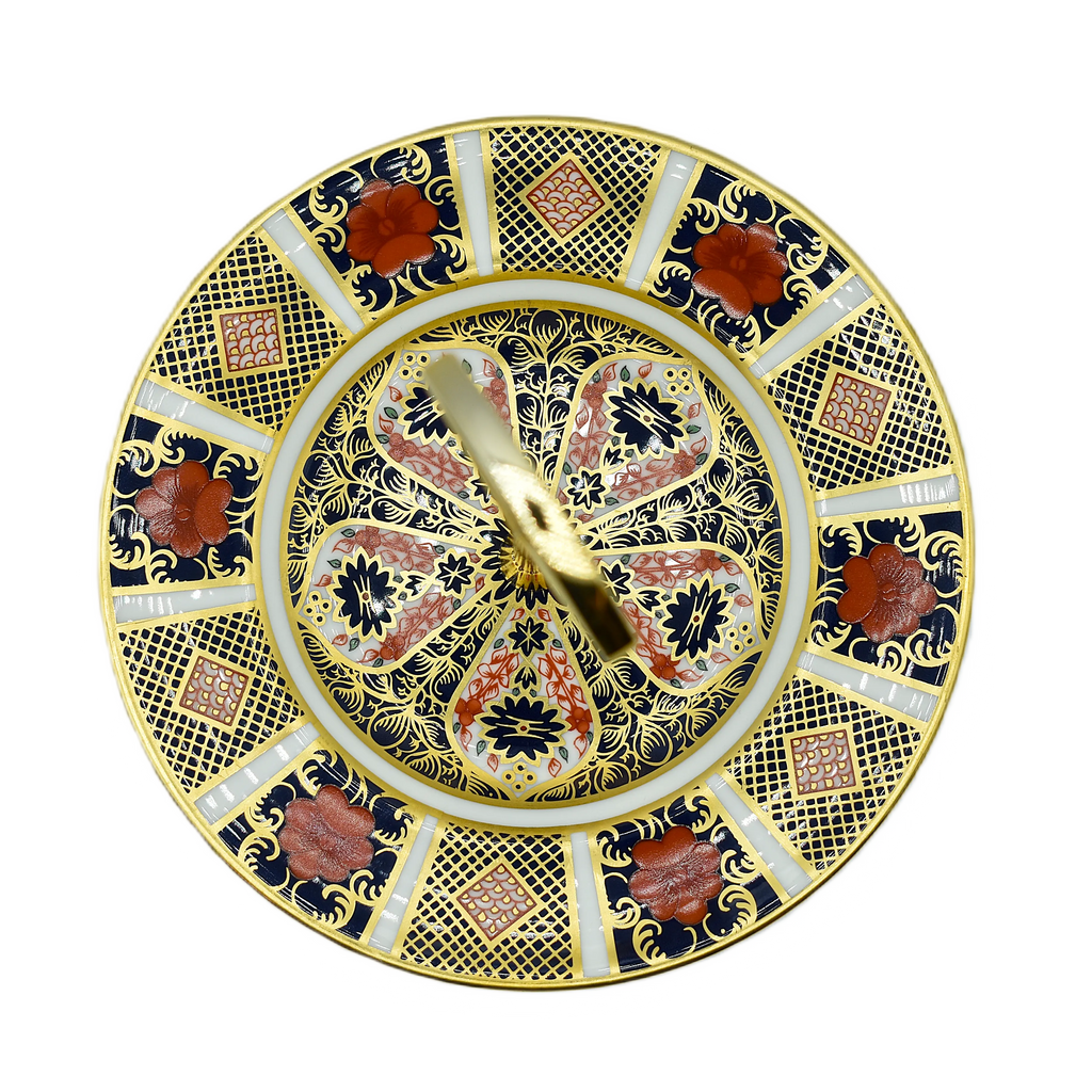 Royal Crown Derby Imari 1128 1 Tier Cake Stand