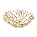 Twig Bowl Centerpiece: Gold / 14"