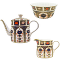 Royal Crown Derby Imari 1128 3pc Tea Set (1) - 1st Quality