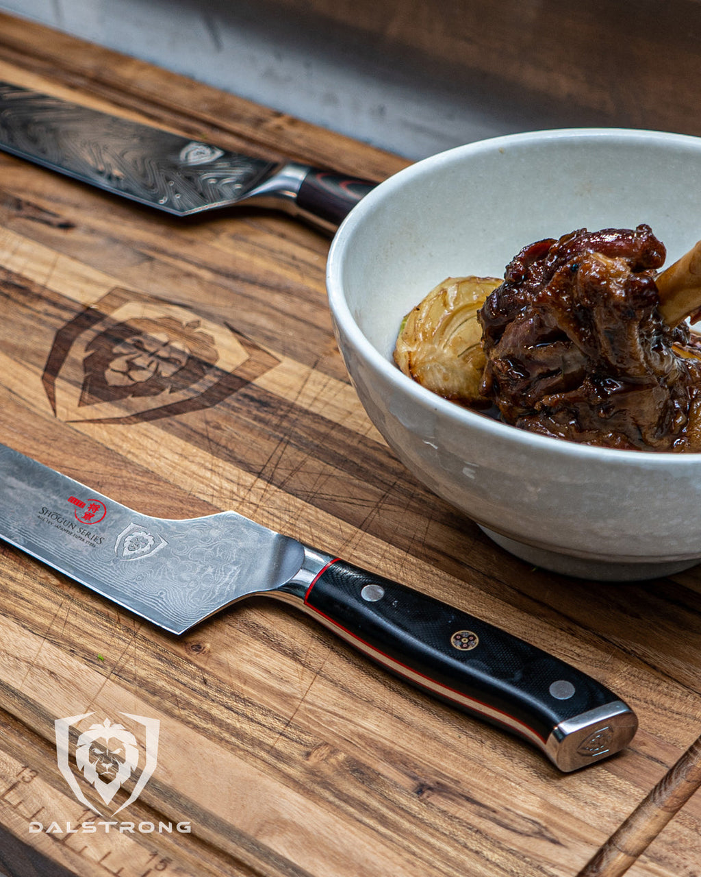 Offset Slicing Carving Knife 12" | Shogun Series | ELITE | Dalstrong ©