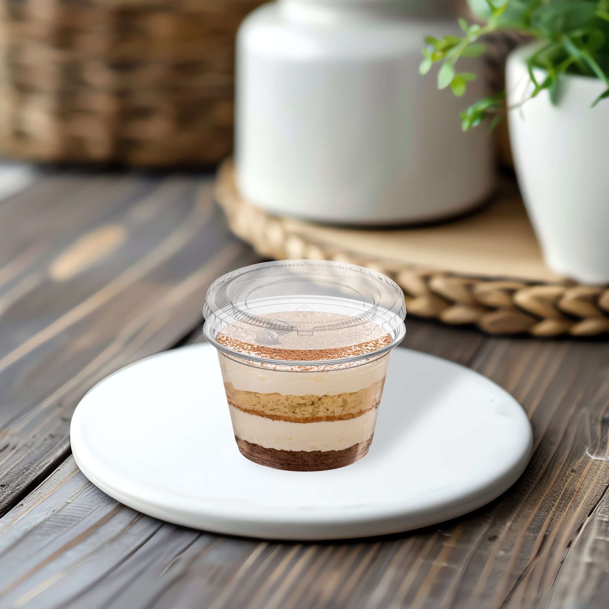 Lid For Clear Plastic Disposable Souffle Cups 2oz