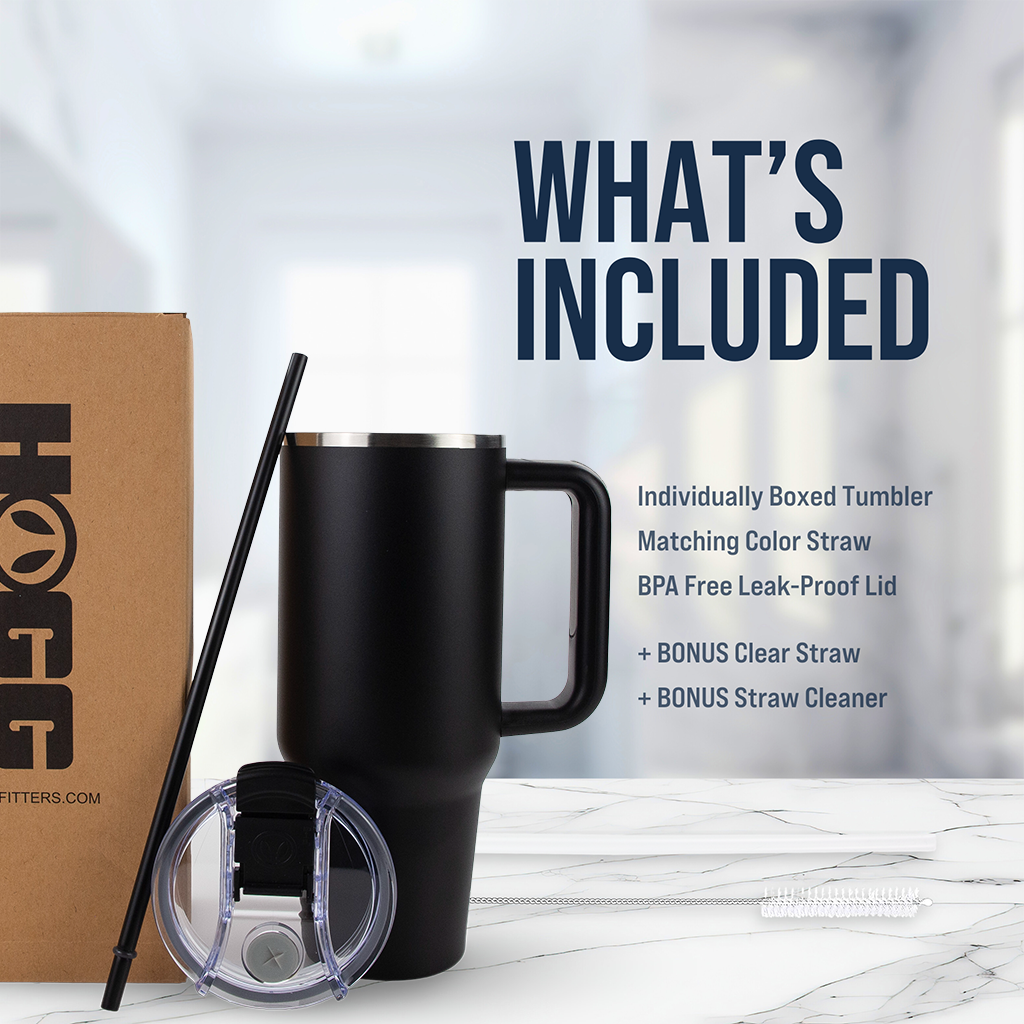 40oz Powder Coated Big Swig Tumbler Case (24 Units)