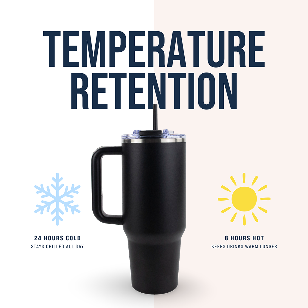 40oz Powder Coated Big Swig Tumbler Case (24 Units)