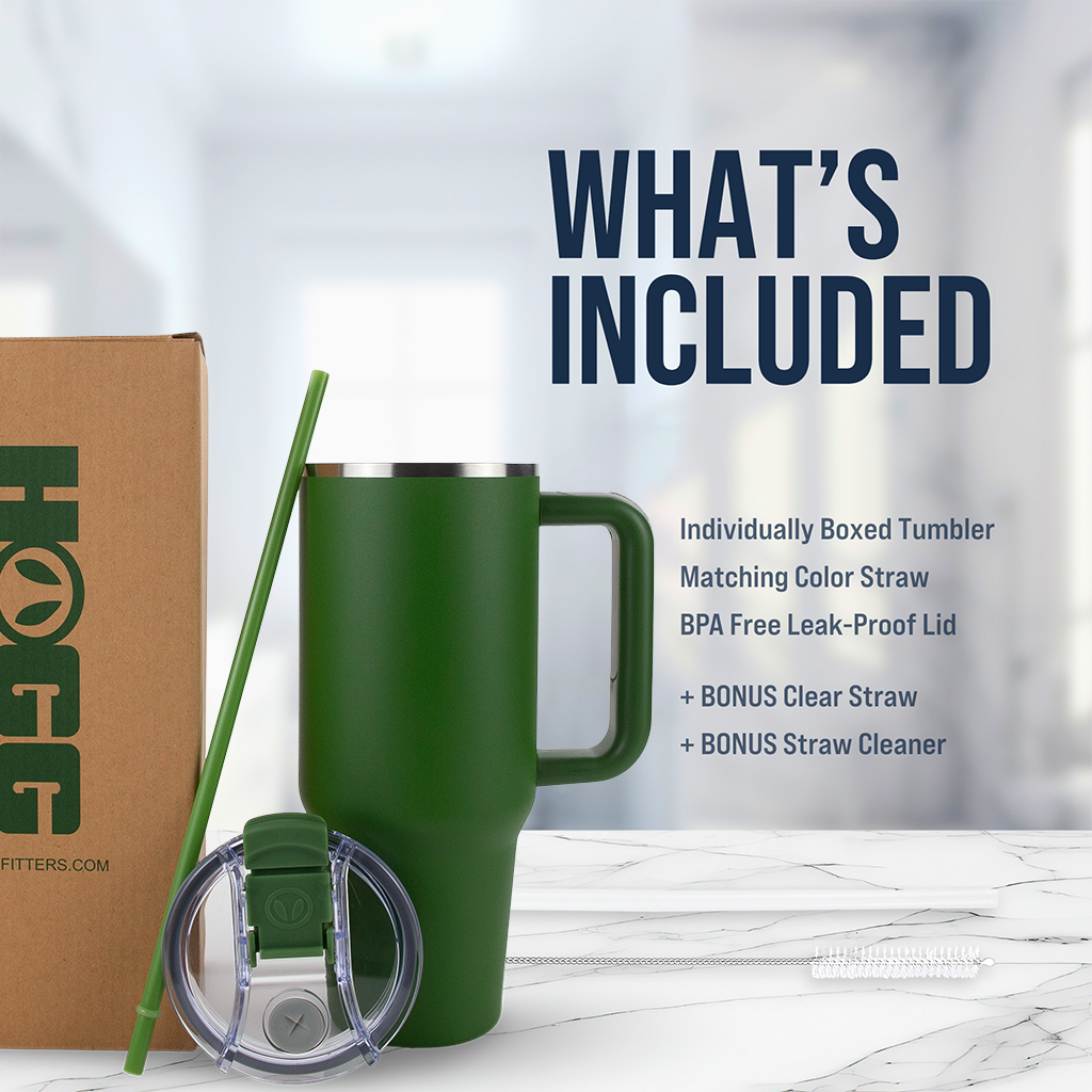 40oz Powder Coated Big Swig Tumbler Case (24 Units)