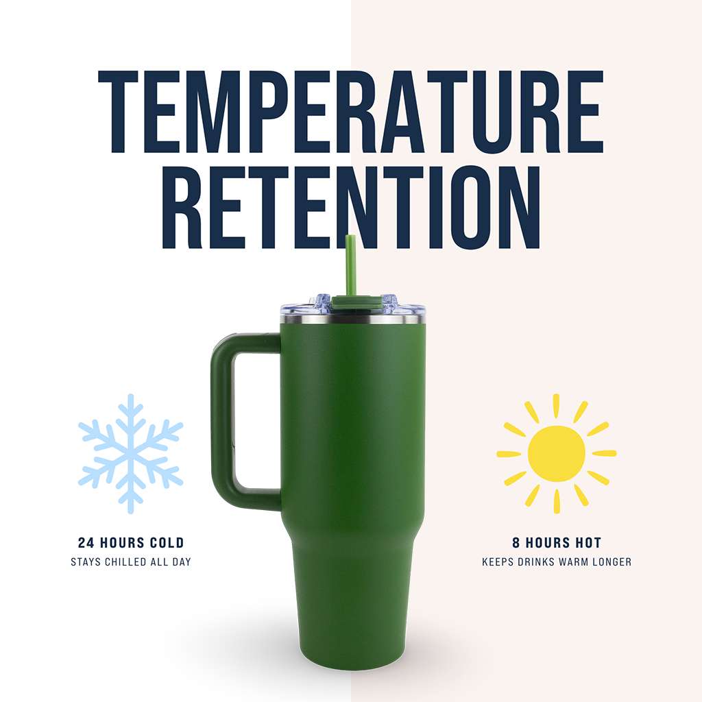 40oz Powder Coated Big Swig Tumbler