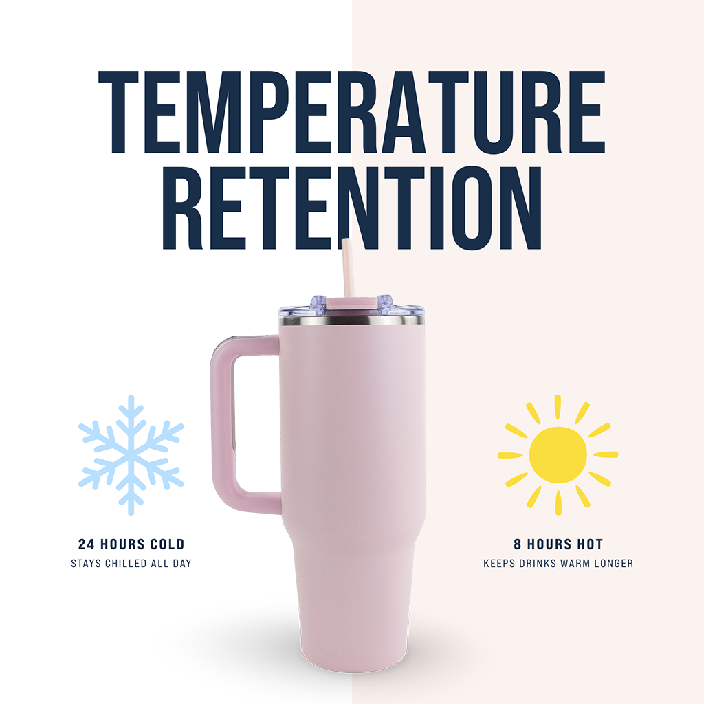 40oz Powder Coated Big Swig Tumbler Case (24 Units)