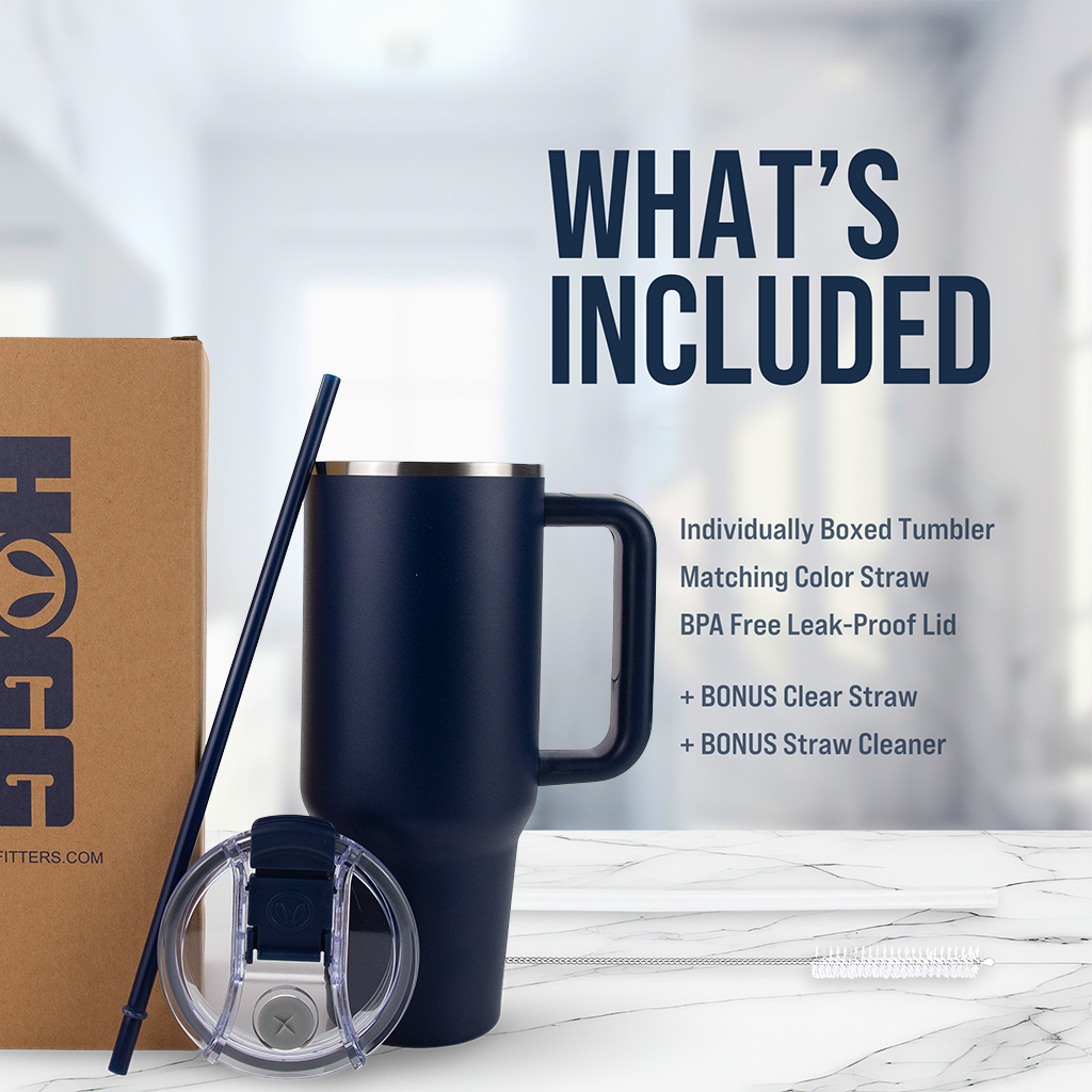 40oz Powder Coated Big Swig Tumbler Case (24 Units)