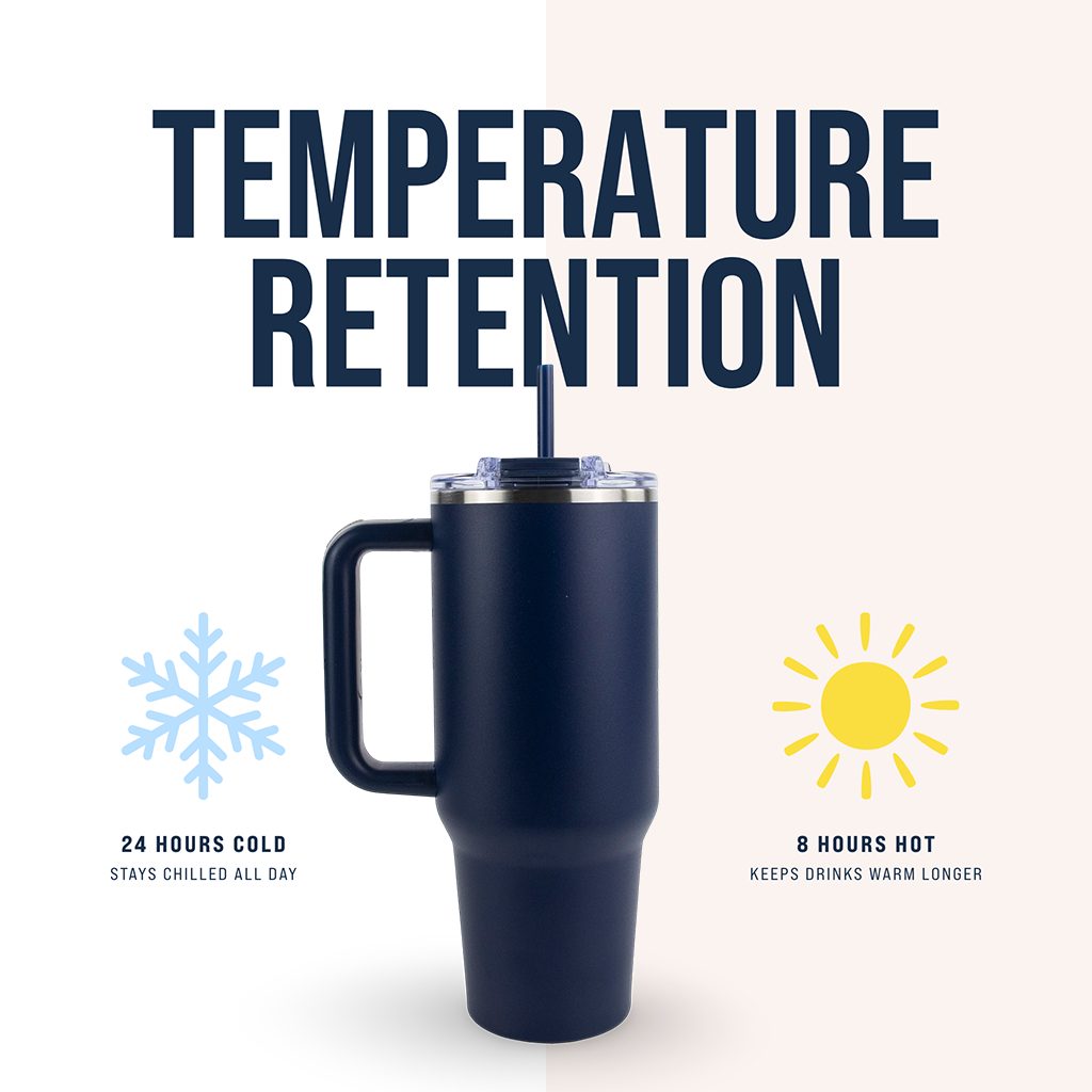 40oz Powder Coated Big Swig Tumbler