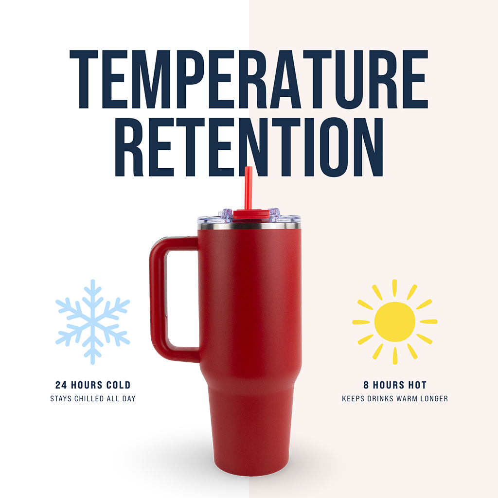 40oz Powder Coated Big Swig Tumbler Case (24 Units)