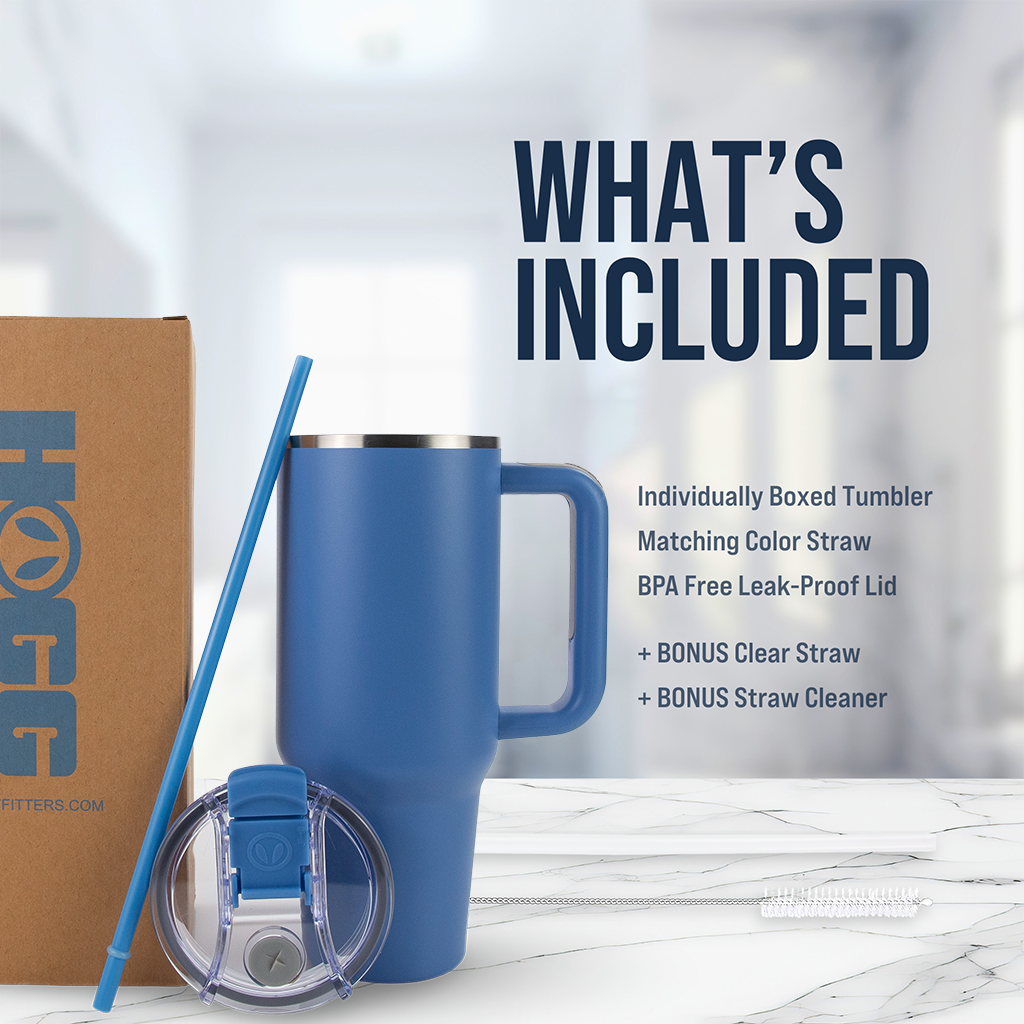 40oz Powder Coated Big Swig Tumbler Case (24 Units)