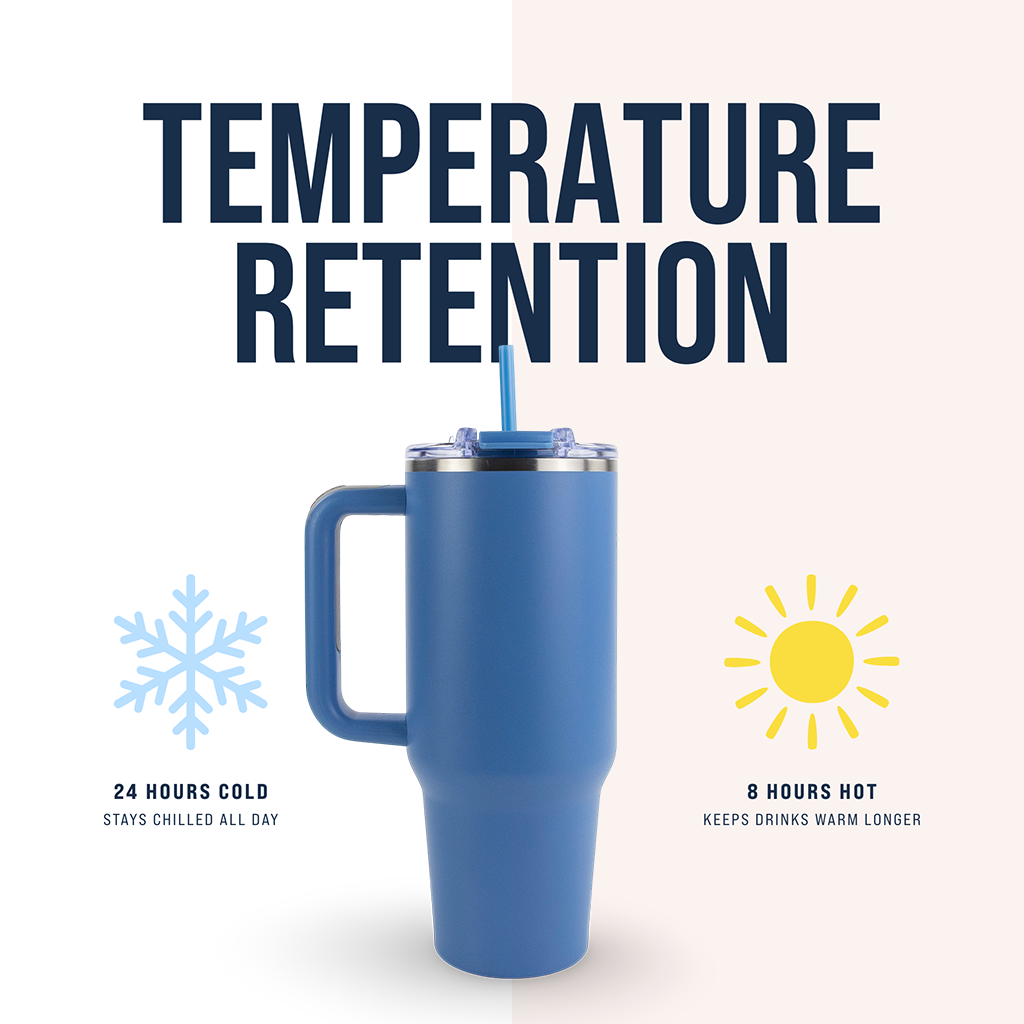 40oz Powder Coated Big Swig Tumbler
