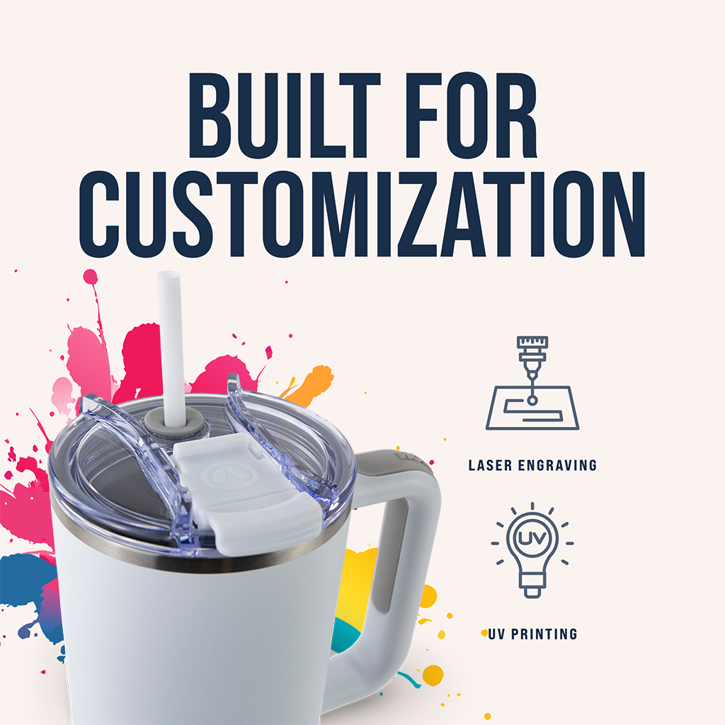 40oz Powder Coated Big Swig Tumbler