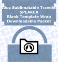 40oz Traveler Speaker Wrap Template