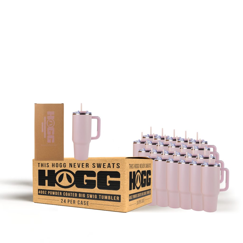 40oz Powder Coated Big Swig Tumbler Case (24 Units)