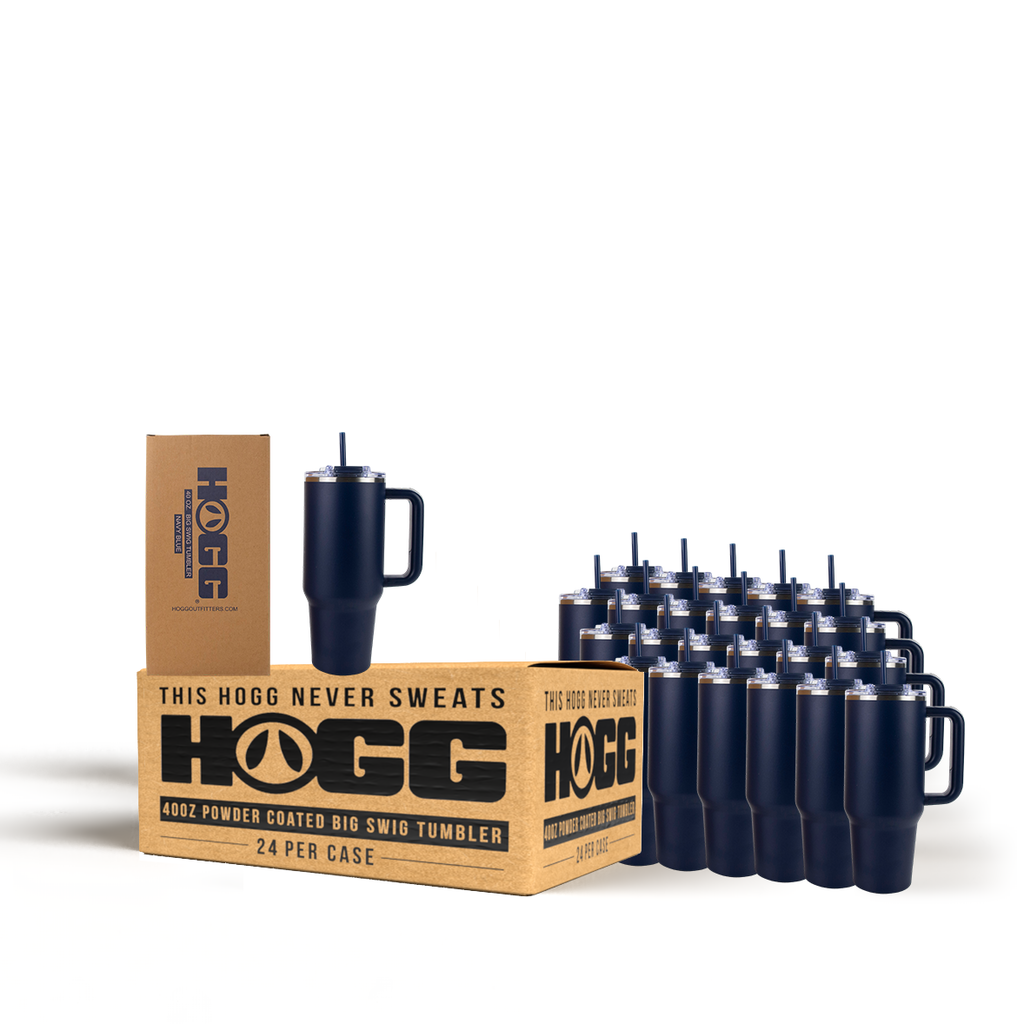 40oz Powder Coated Big Swig Tumbler Case (24 Units)
