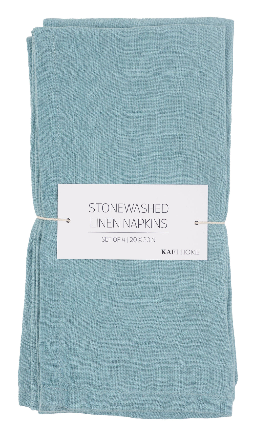 Stone Washed Linen Napkins - Set Of 4
