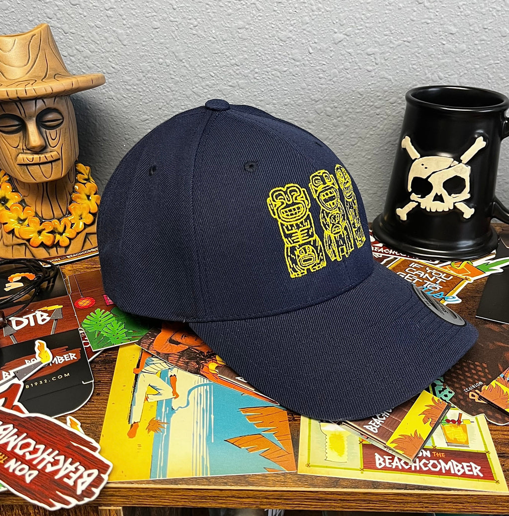 Cannibals Snapback Cap In Navy