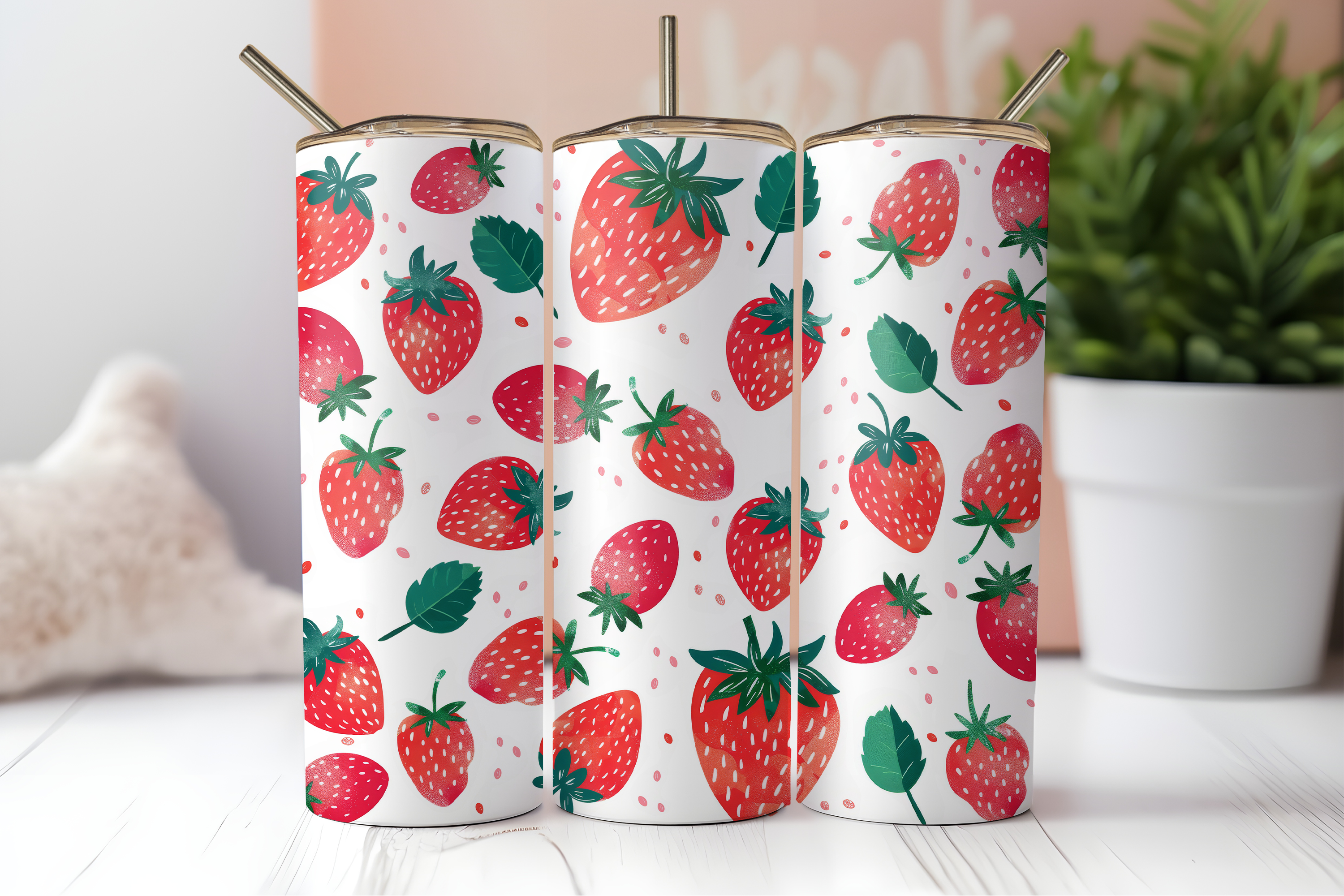Assorted Ready to Press Sublimation Tumbler Prints (12 Pack) - Spring Bloom