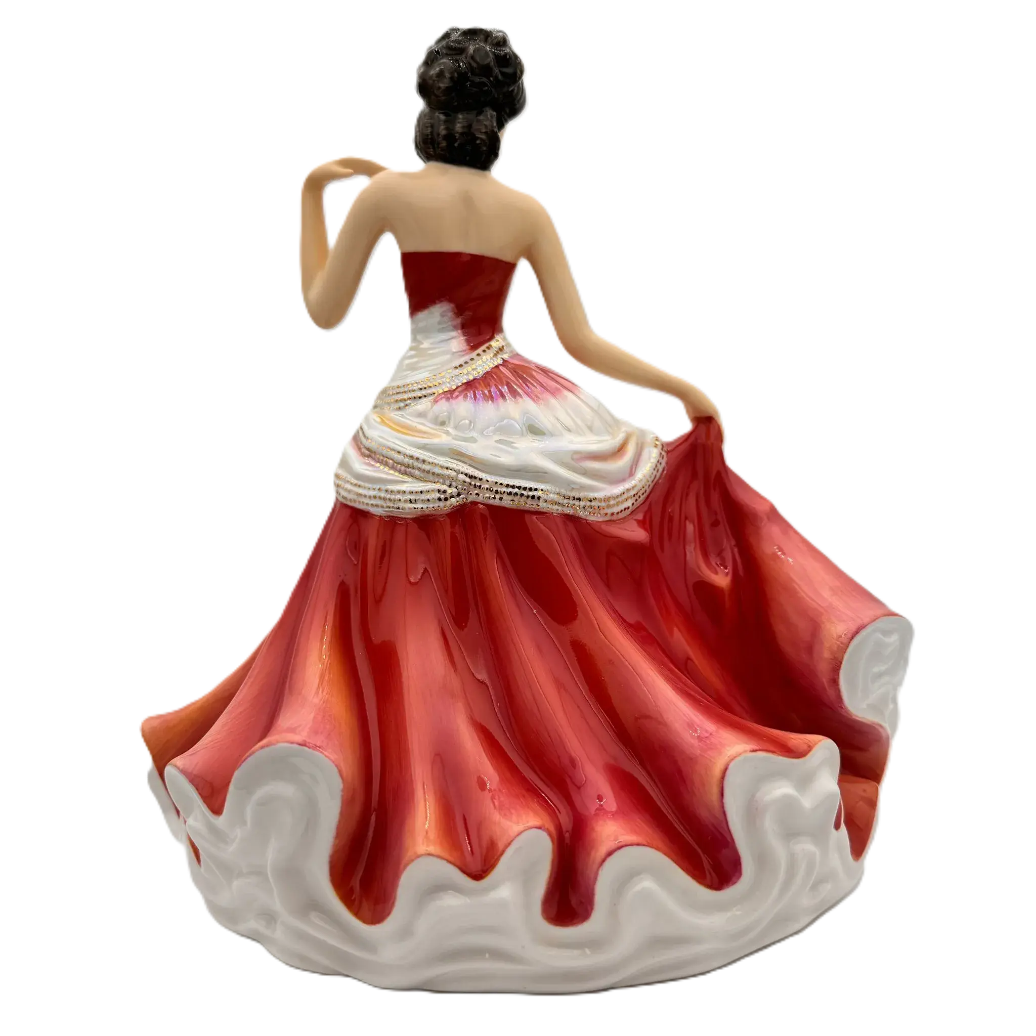 English Ladies Going to the Ball : Sunset Figurine