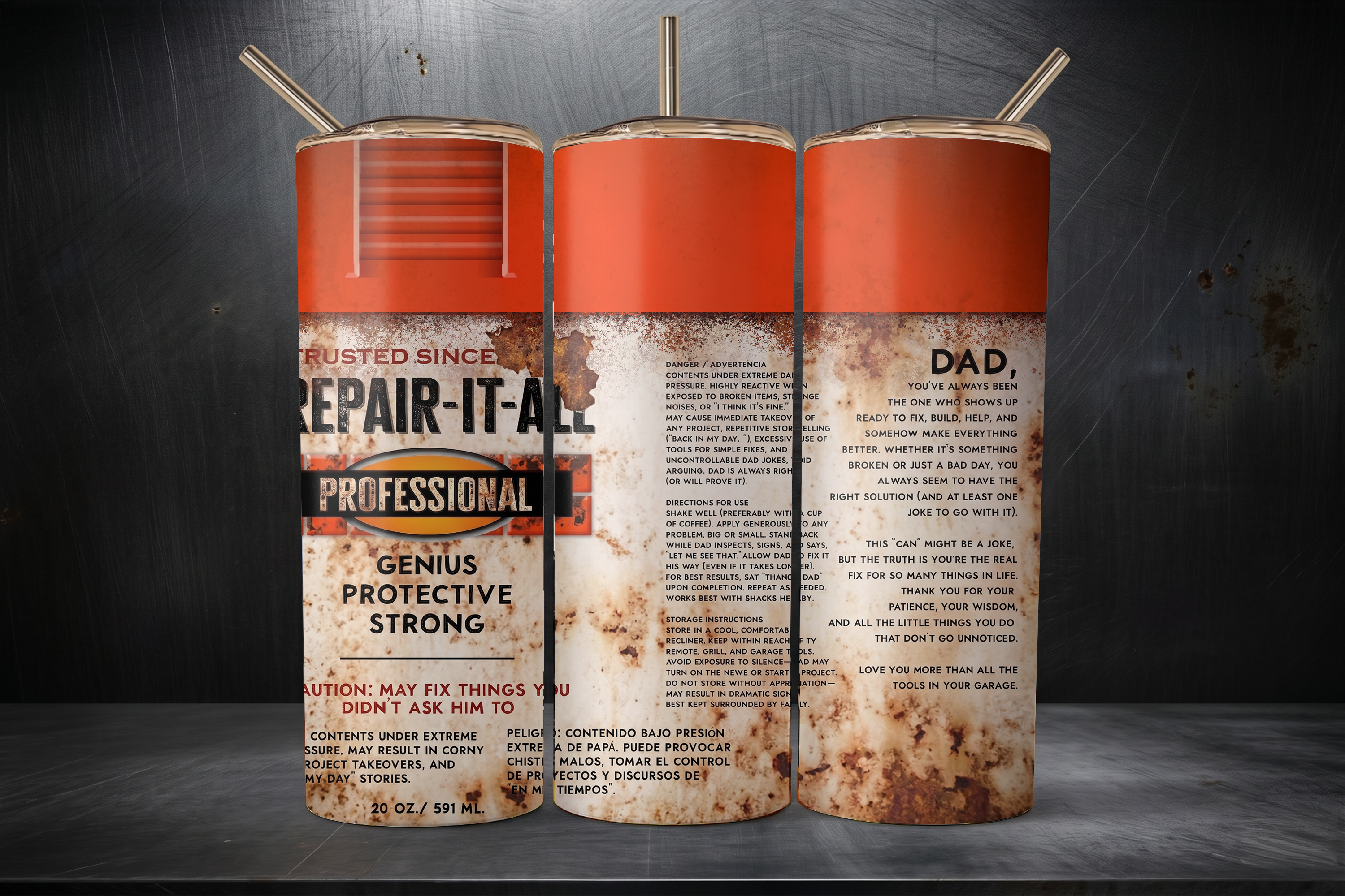 Assorted Ready to Press Sublimation Tumbler Prints (12 Pack) - Legendary Dad