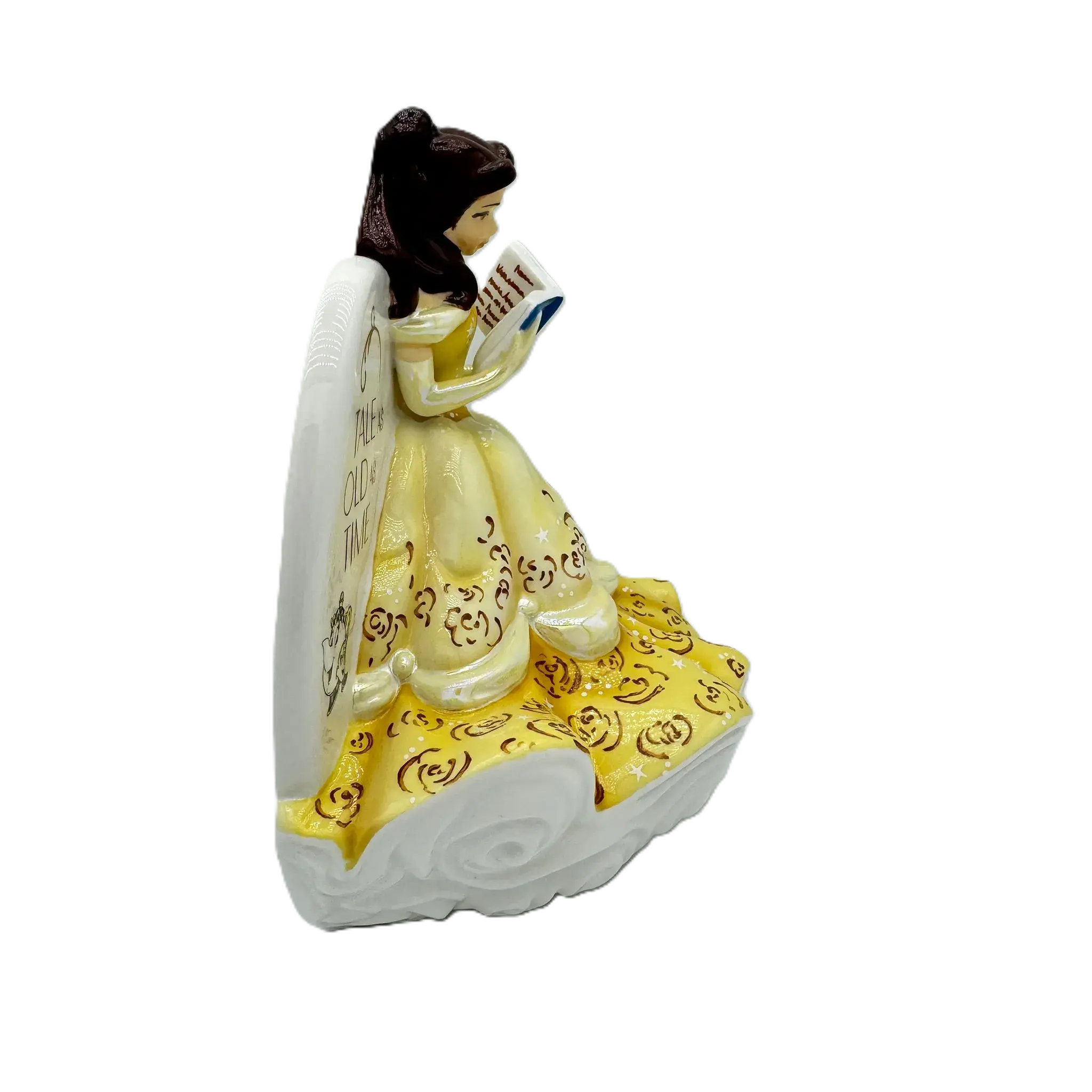 English Ladies Disney Beauty & the Beast Princess Belle Flatback Figurine