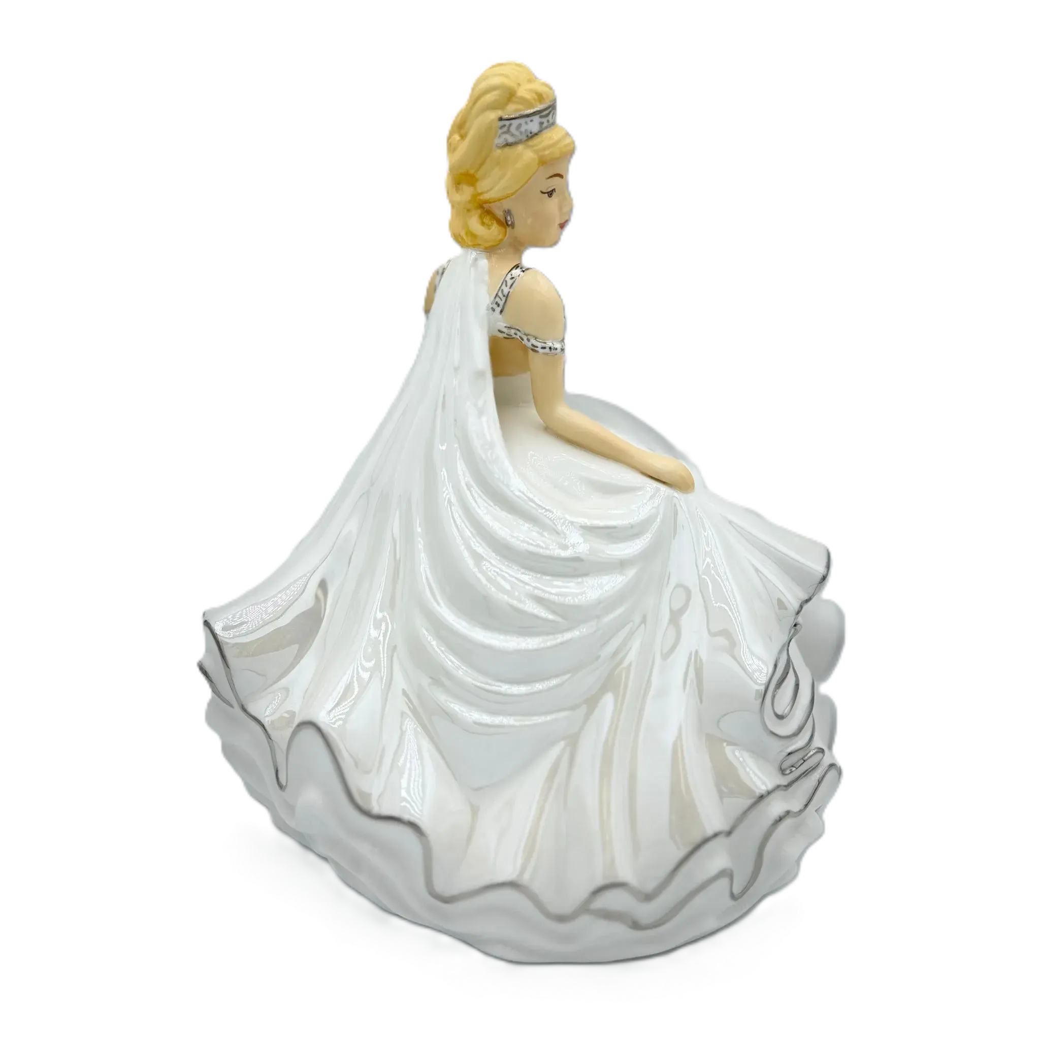 English Ladies Thelma Madine Bride of the Year Mini Figurine : Blonde