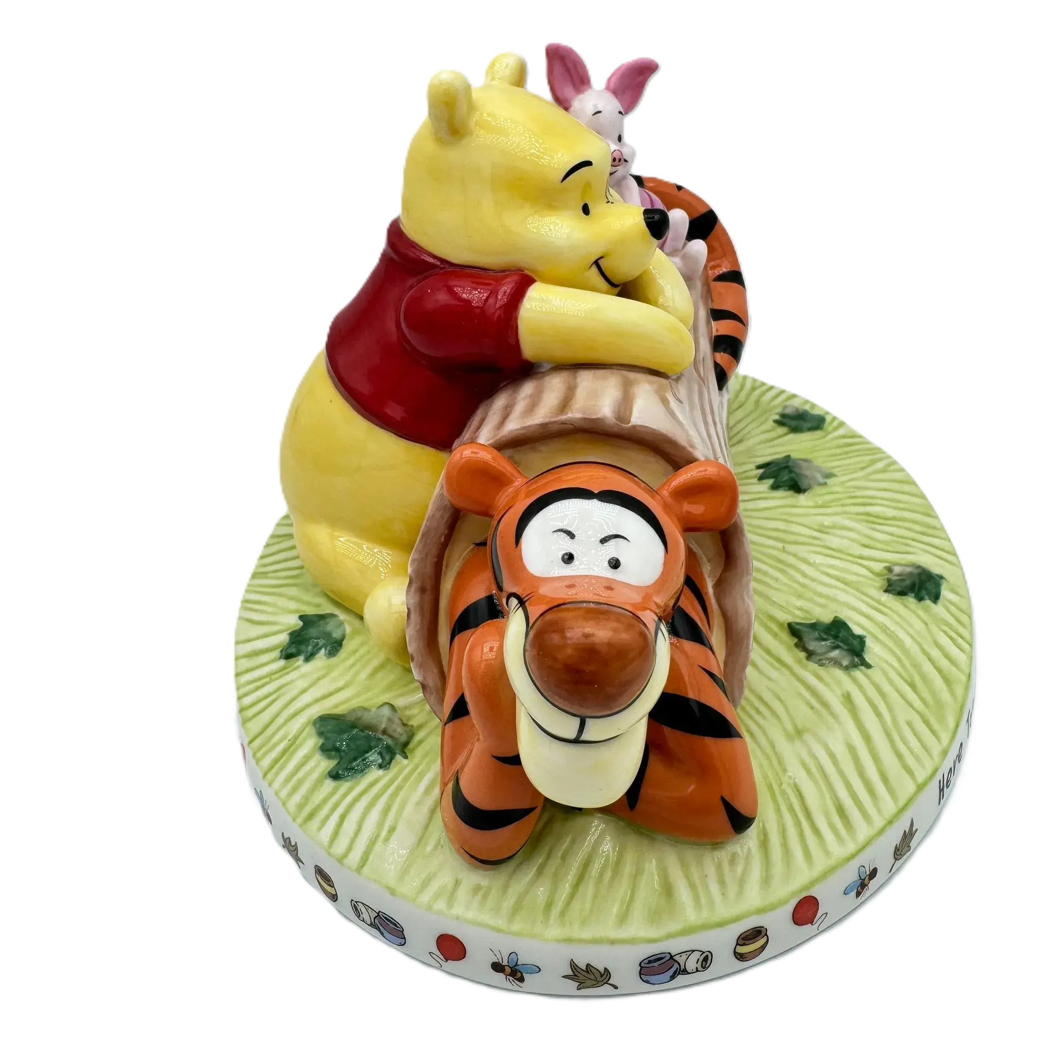 Disney Figurine Winnie the Pooh "Here Together, Friends Forever" Bone China
