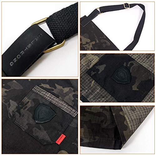 The Kitchen Rambo | Dark Camo Professional Chef's Kitchen Apron | Dalstrong ©