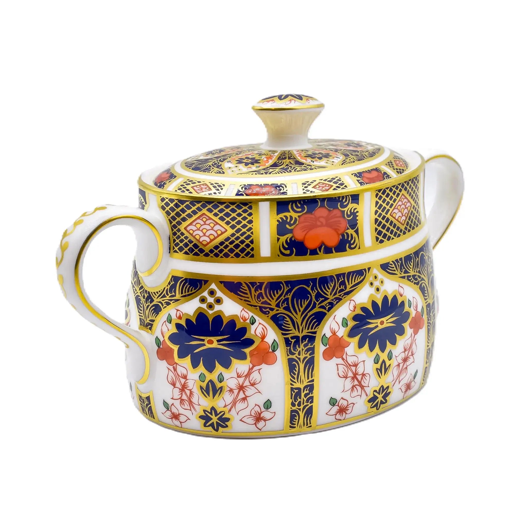 Royal Crown Derby Imari 1128 Covered Sugar Bowl